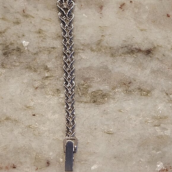 RARE CLASSIC CRISTIAN GENEVE DIAMOND 14K WHITE GOLD ROPE QUARTZ MOVEMENT WATCH - Picture 5 of 16